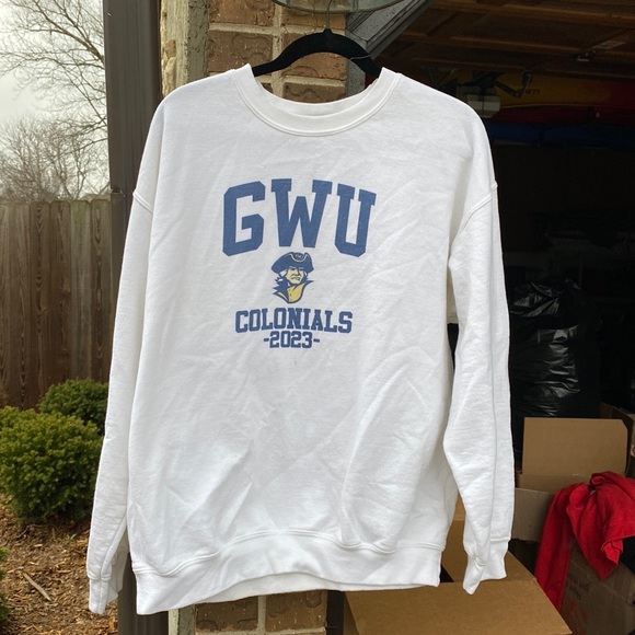 GWU Class of 2023 Colonial White Crewneck Sweatshirt - Picture 1 of 2